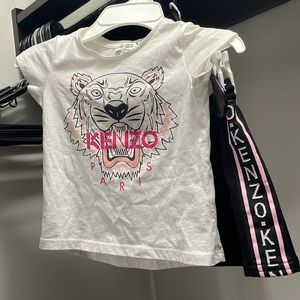 Kenzo 2pc set shirt & skirt